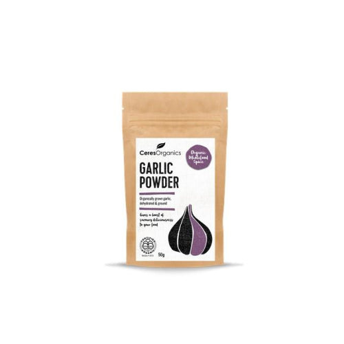 Organic Garlic Powder Resealable Pouch 50G