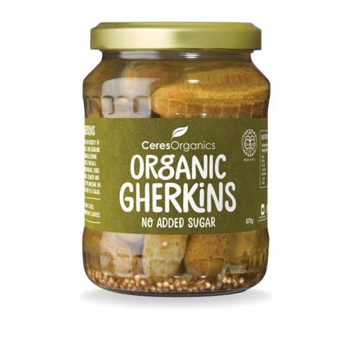 Organic Gherkins No Added Sugar 670G