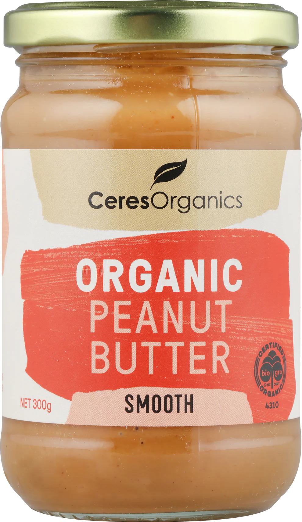 Ceres Organics Smooth Peanut Butter 300g