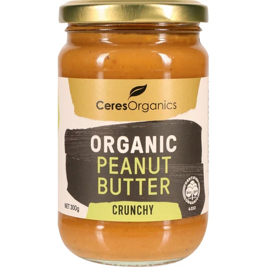Ceres Organics Crunchy Peanut Butter 300g