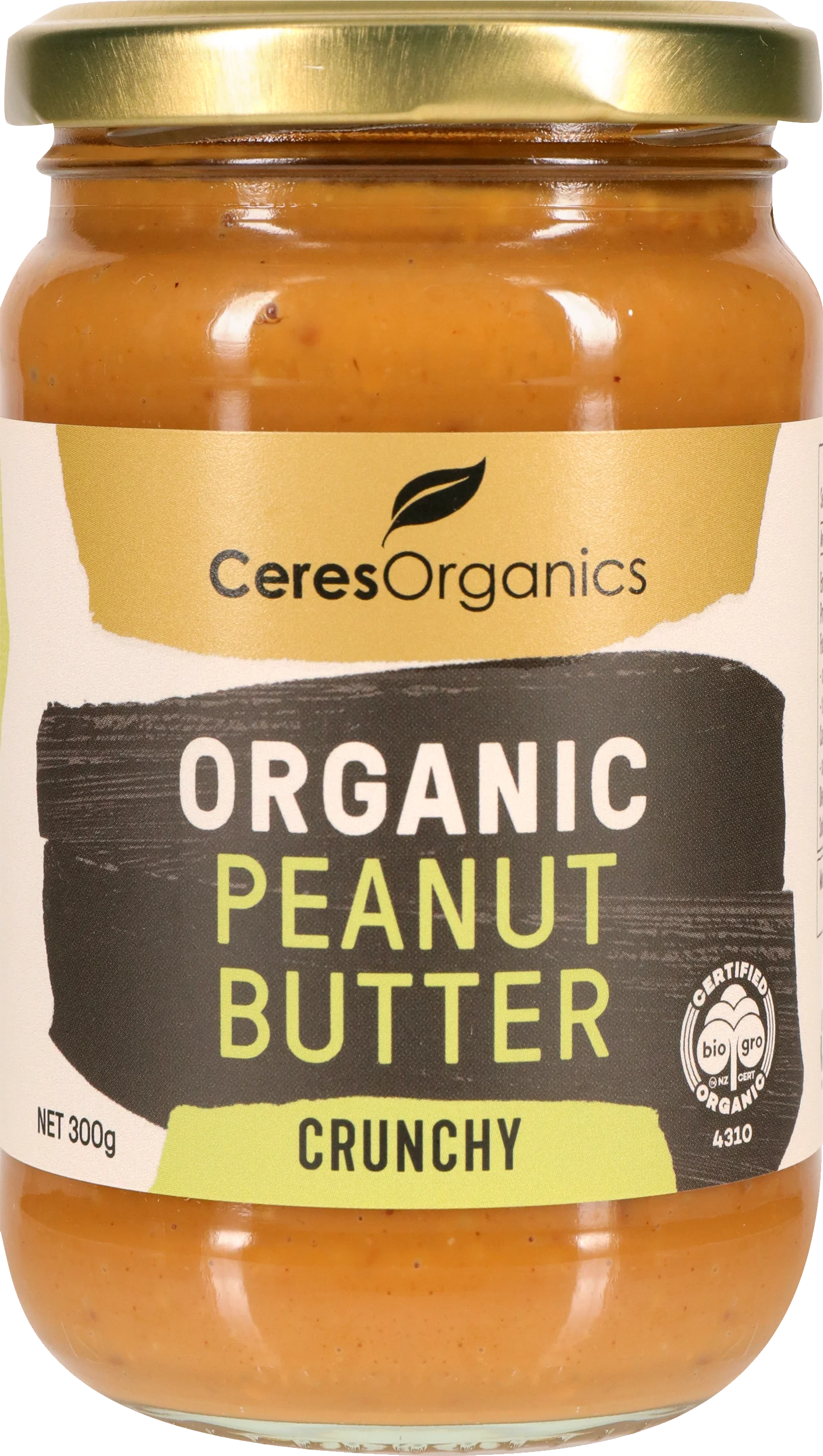 Ceres Organics Crunchy Peanut Butter 300g