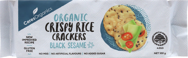 Rice Crackers, Black Sesame