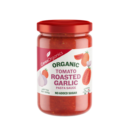 Organic Pasta Sauce Tomato Roasted Garlic