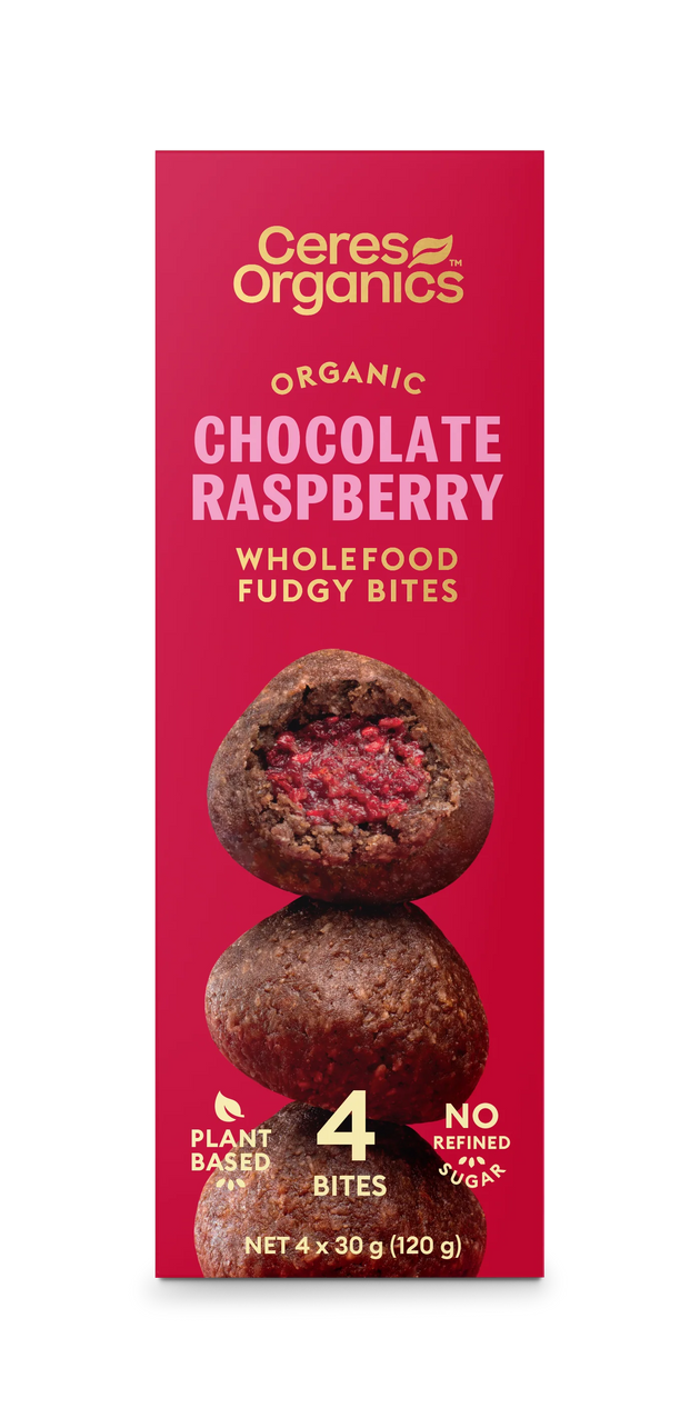 Chocolate Raspberry Fudgy Bites