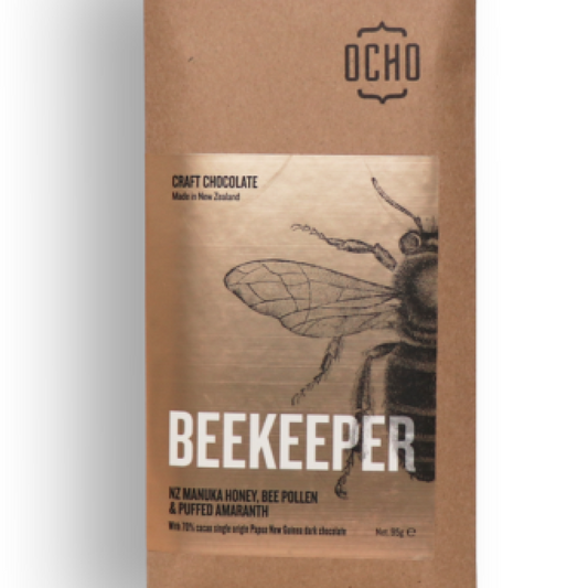 Ocho Beekeeper Craft Chocolate 70% Cacao 95G