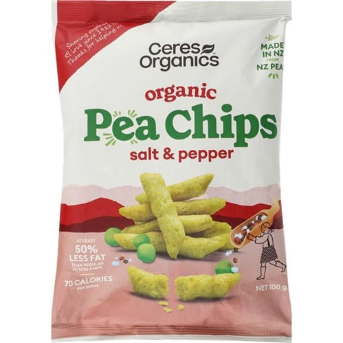 Popped Pea Crisps - Salt & Pepper