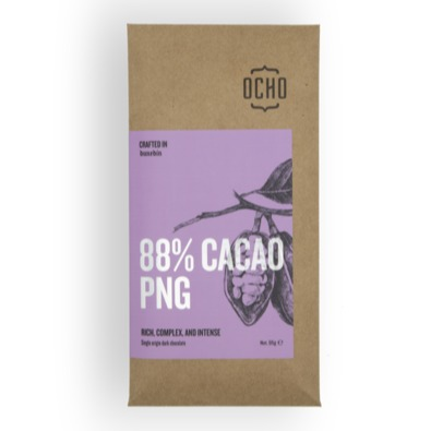 Ocho 88% Cacao PNG - 95g
