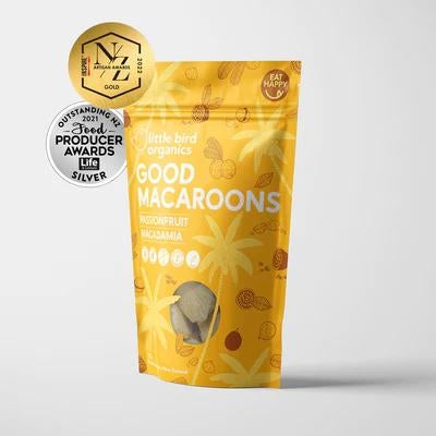 Passionfruit & Macadamia Macaroons 125G