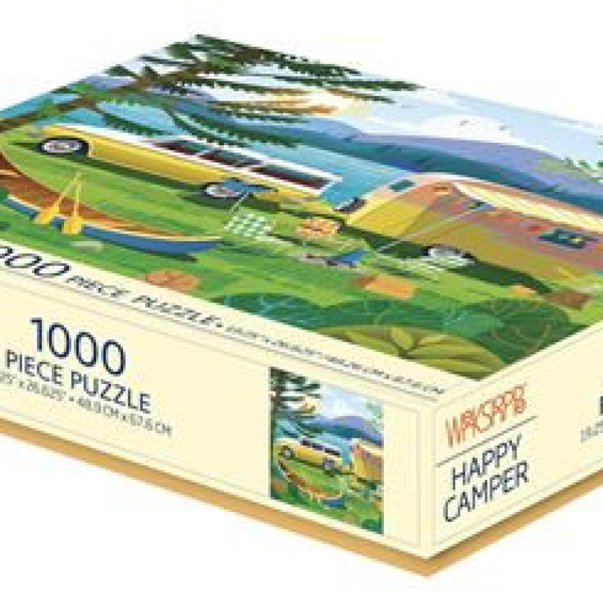 Wekshoppe Happy Camper 1000 Piece Puzzle