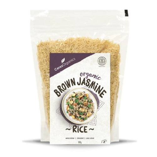 Organic Jasmine Brown Rice 500G