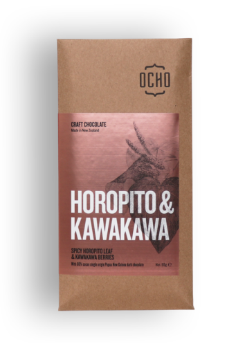Ocho Horopito & Kawakawa Chocolate 66% Cacao 95G