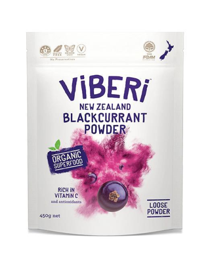 Viberi Organic Blackcurrant Powder 450G