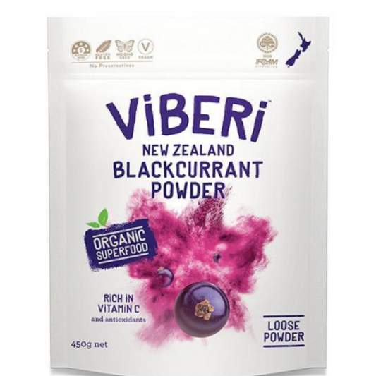 Viberi Organic Blackcurrant Powder 450G