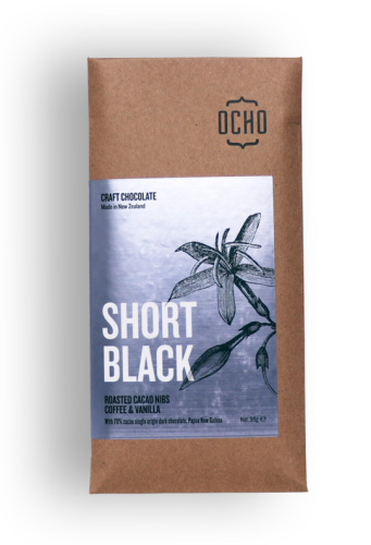 Ocho Short Black Craft Chocolate 70% Cacao 95G