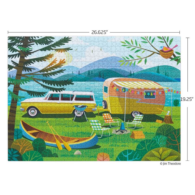 Wekshoppe Happy Camper 1000 Piece Puzzle