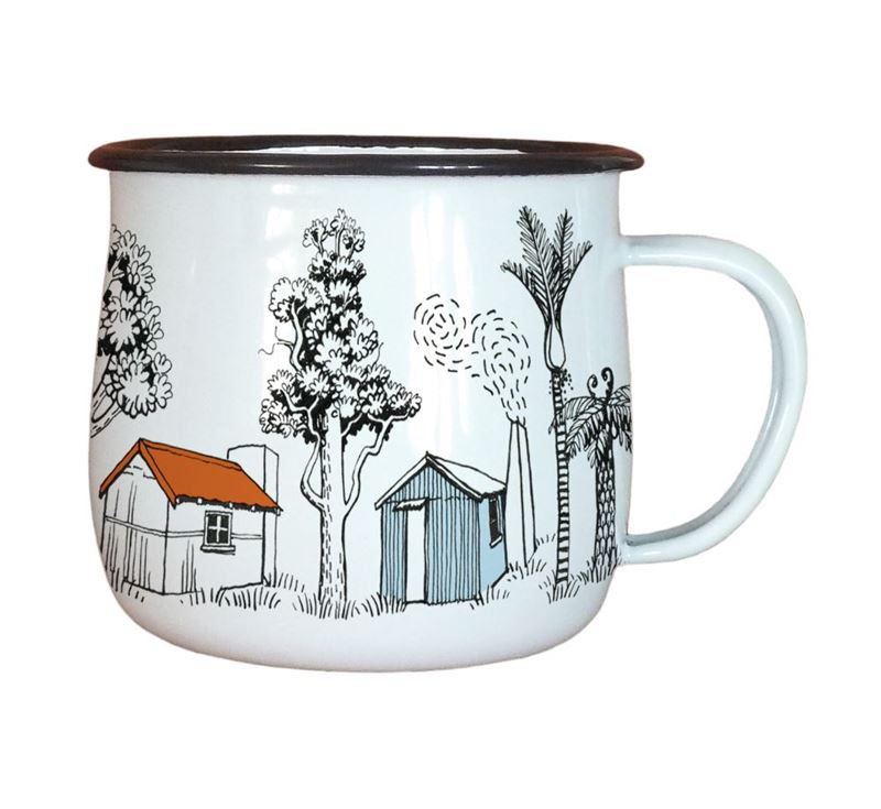 Wlofkamp & Stone Enamel Mug