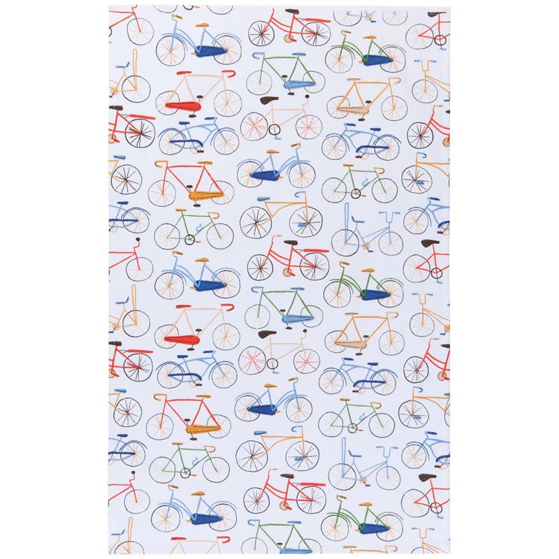 Bicycles Cotton Tea Towel