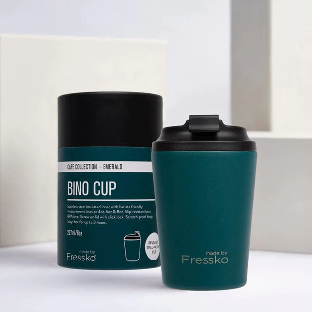 Fressko Bino Reusable Coffee Cup Emerald