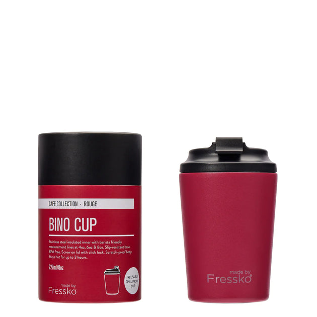 Fressko Bino Reusable Coffee Cup Rouge