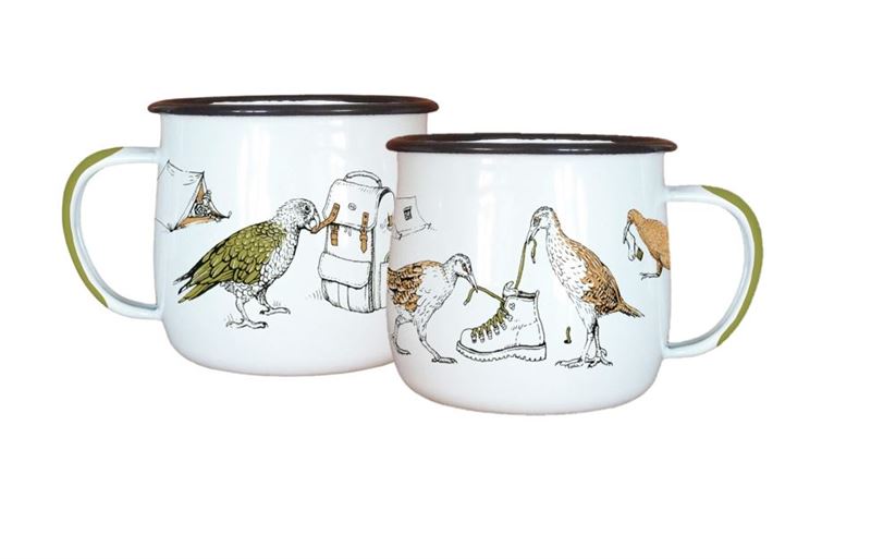 Wlofkamp & Stone Enamel Mug