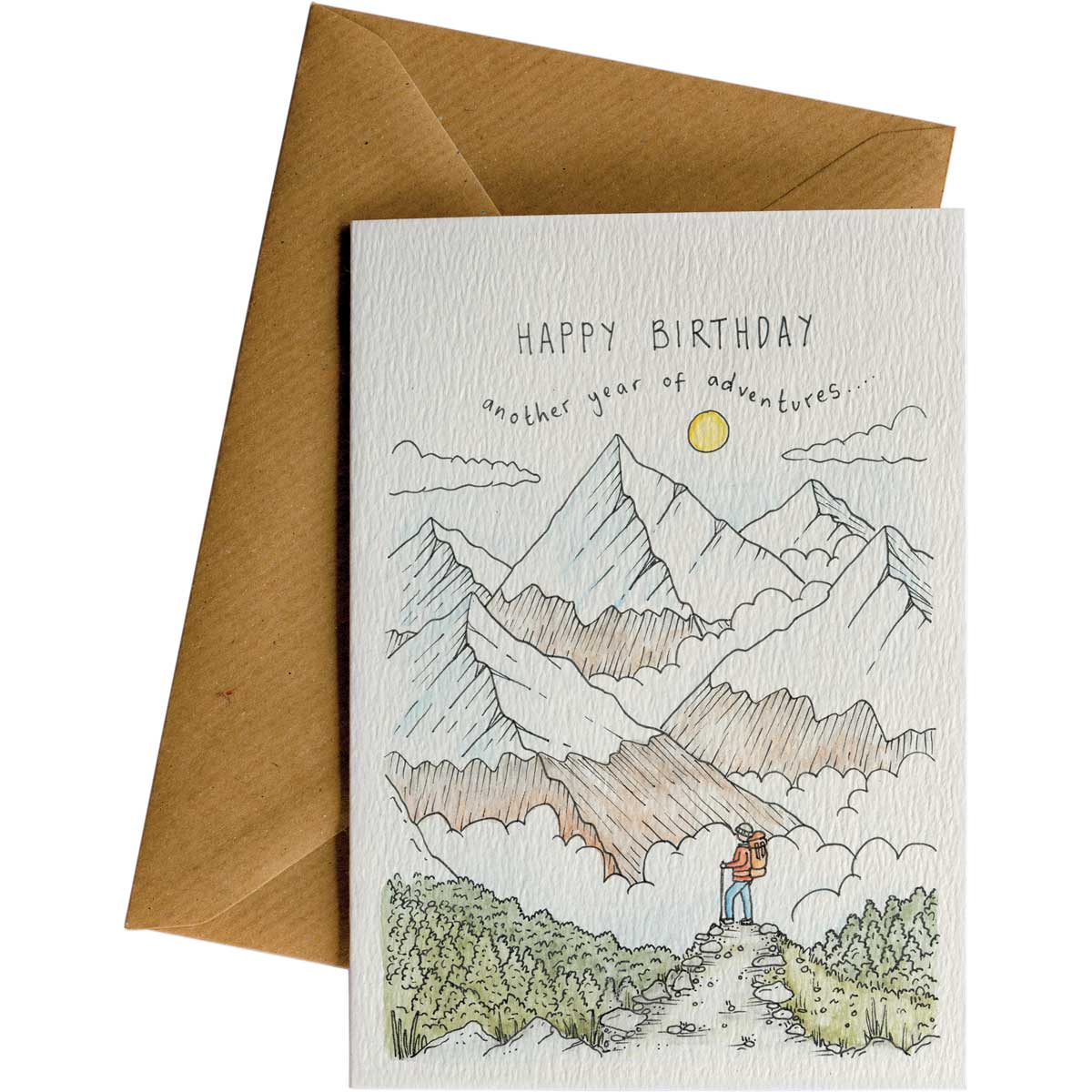 Little Difference Birthday Adventure Mountains  Card