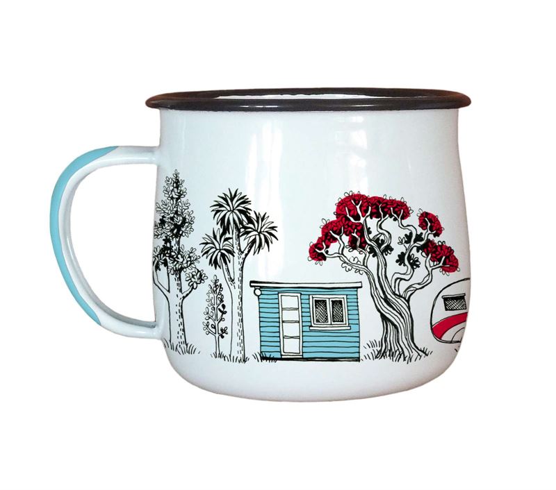 Wlofkamp & Stone Enamel Mug