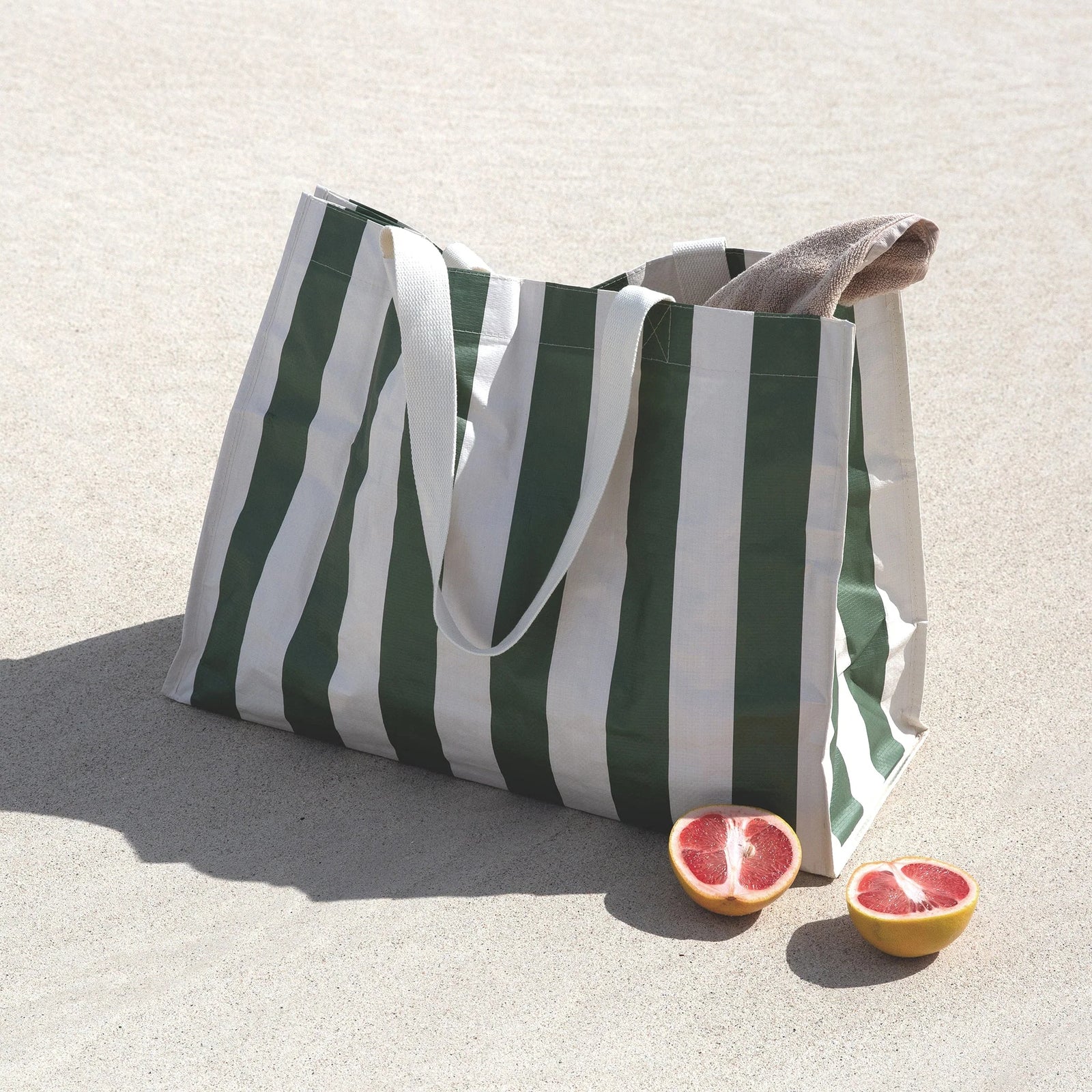 Carryall The Vacay Olive Stripe