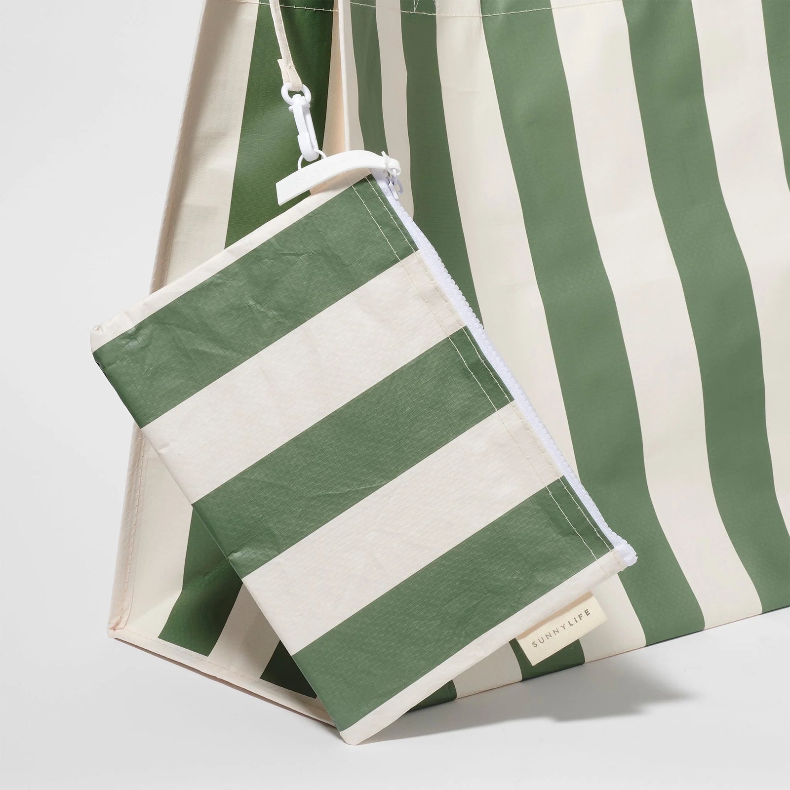 Carryall The Vacay Olive Stripe