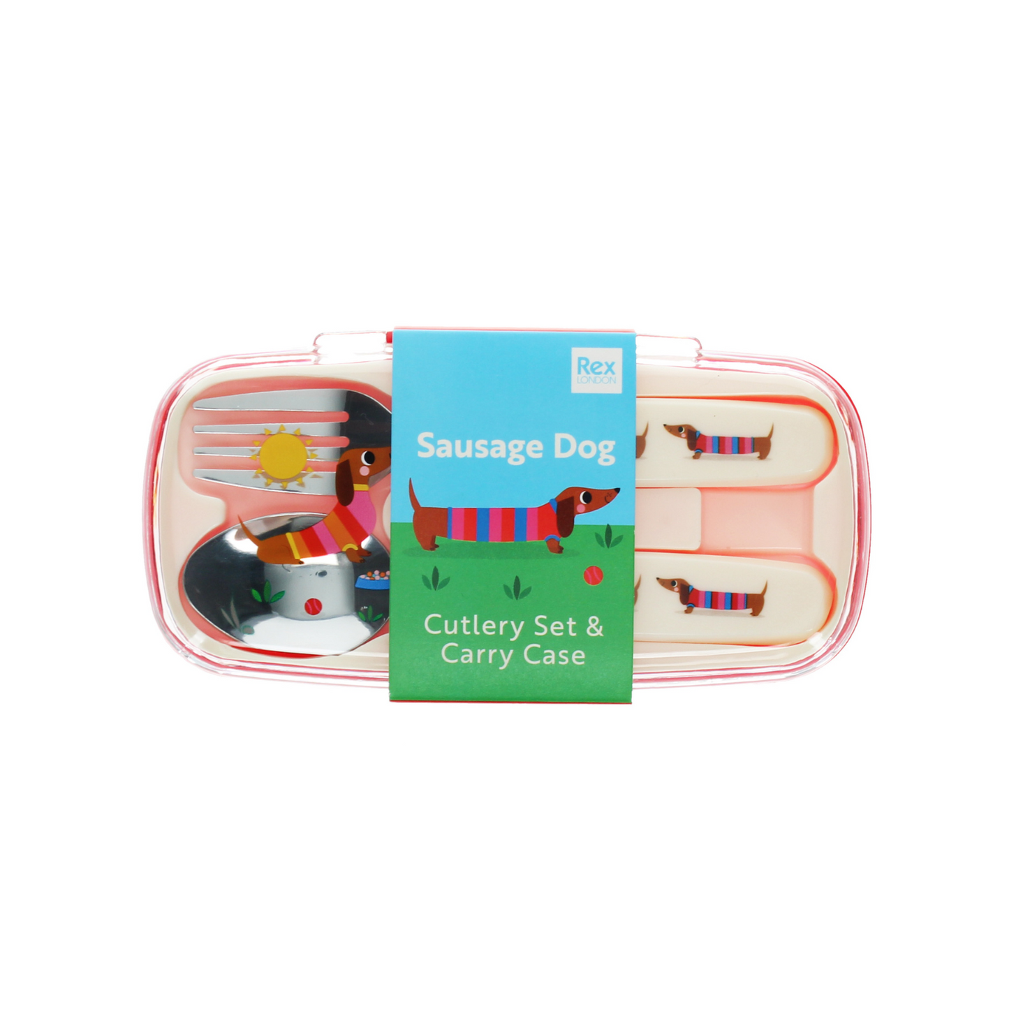 Sunny Sausage Dog Cutlery Set