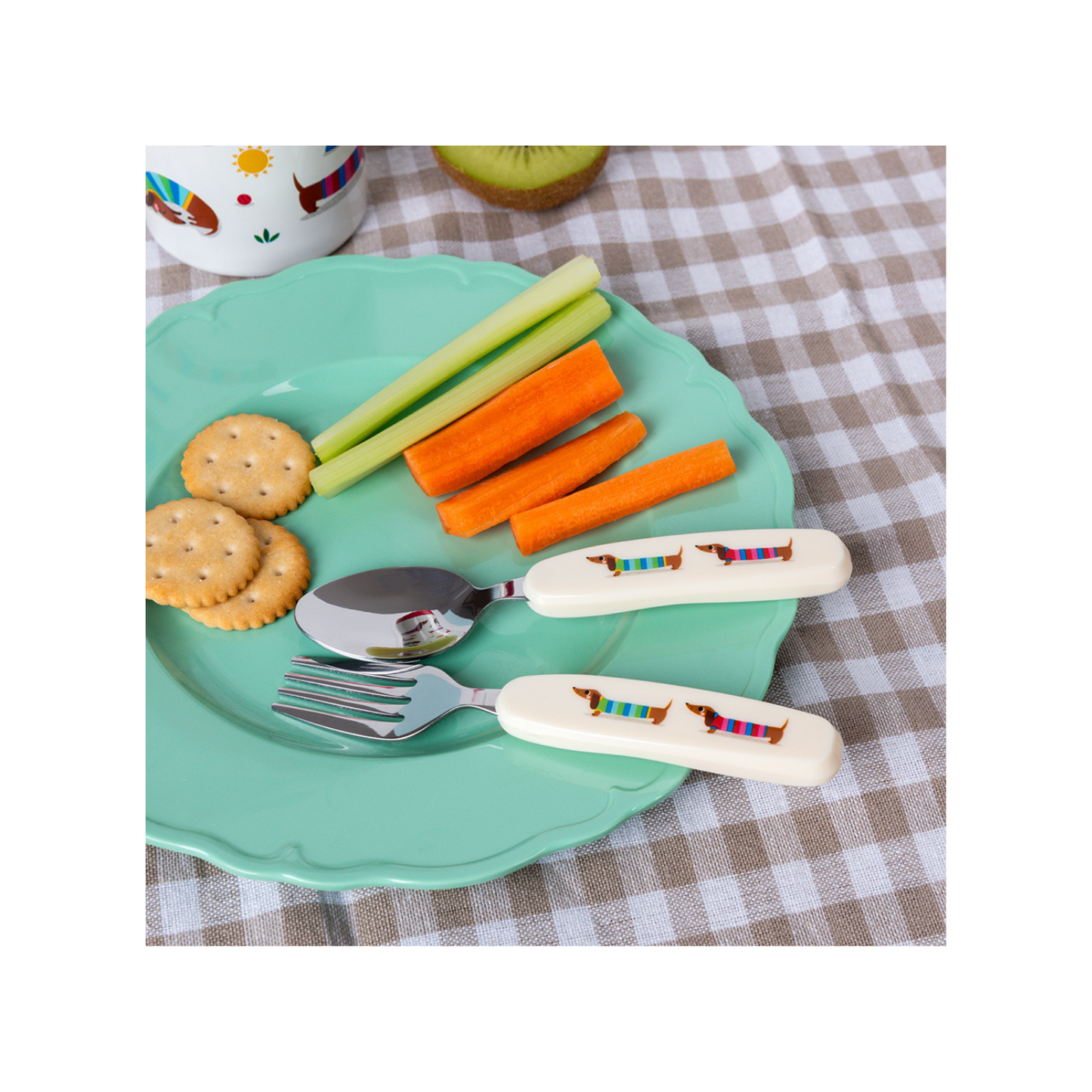 Sunny Sausage Dog Cutlery Set