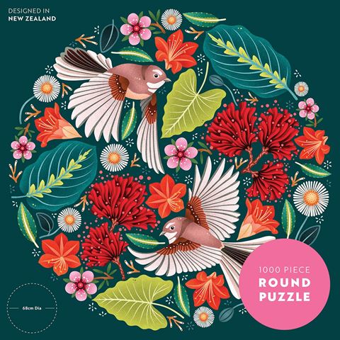 Chirpy Fantails Round Puzzle