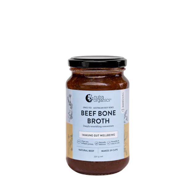 Nutra Organics Beef Bone Broth Concentrate 390g
