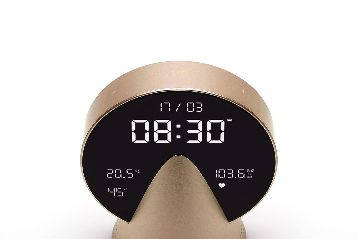 Conic Radio Alarm Golden Honey
