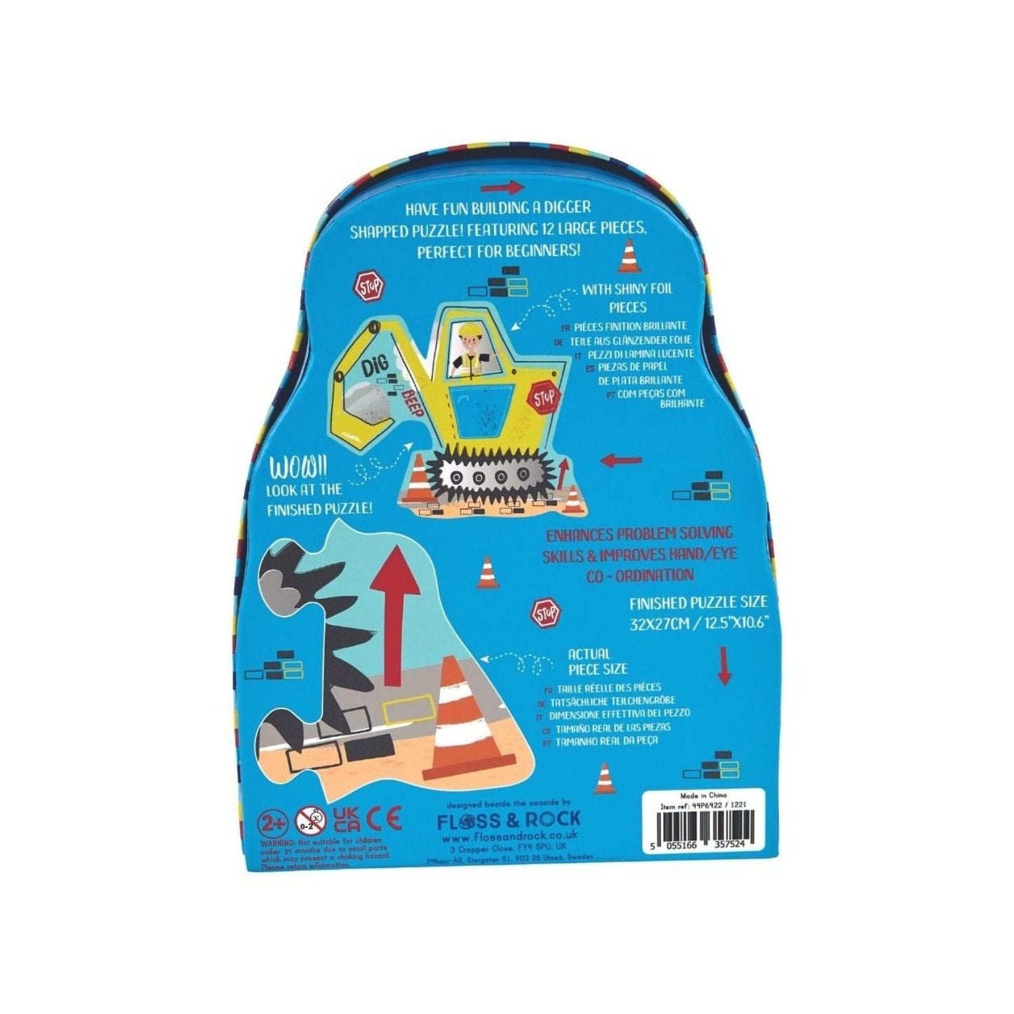 Construction 12 Piece Shape Puzzle