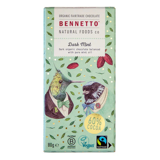 Bennetto Dark Mint Inner Chocolate 80G