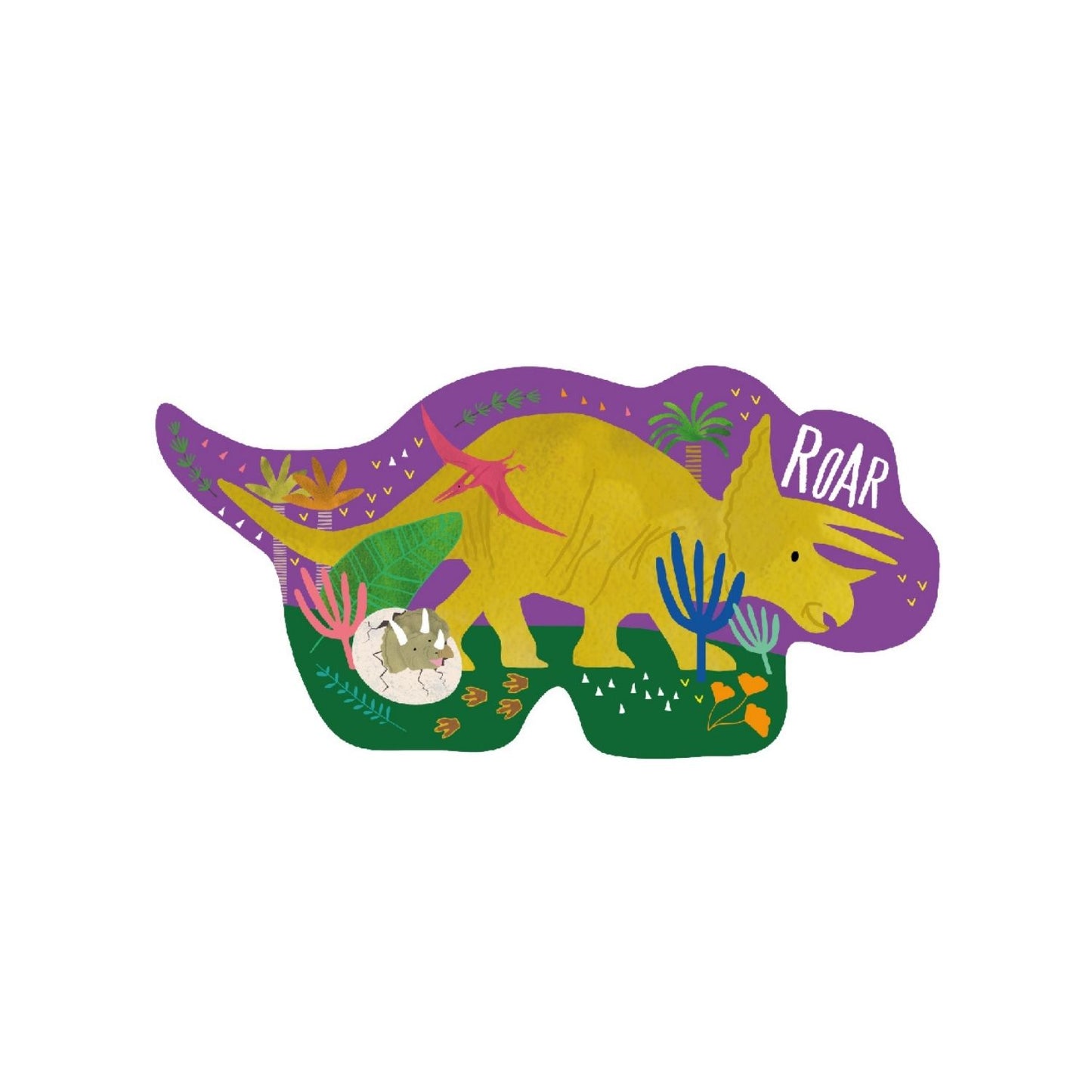 Dinosaur 12 Piece Shape Puzzle