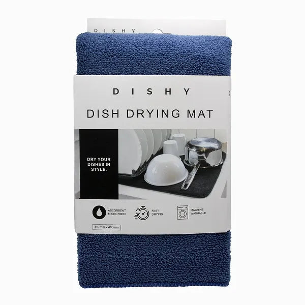 Dish Drying Mat Navy