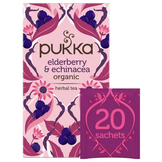 Pukka Elderberry & Echinacea Tea - 20 Sachets