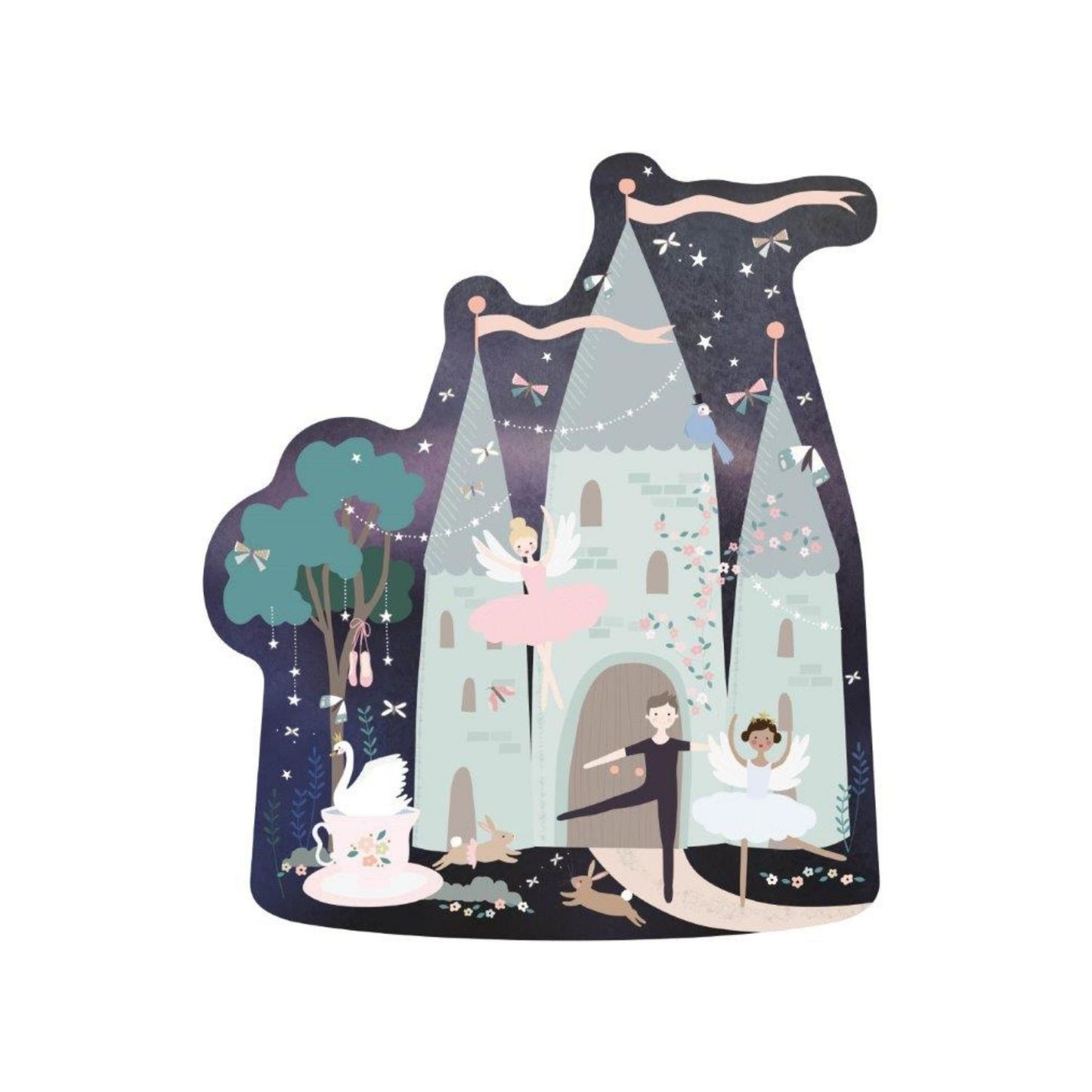 20 Piece Castle Shaped Puzzle