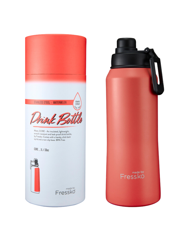 Fressko Core Drink Bottle Watermelon 1L