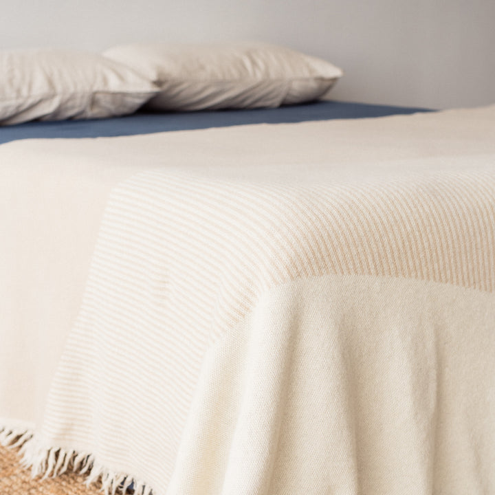 Foxtrot Home Pampas Geometric Wool Blanket
