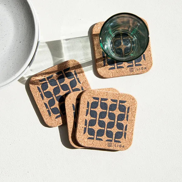 Liga Hornsea Geometric Coaster Set of 4