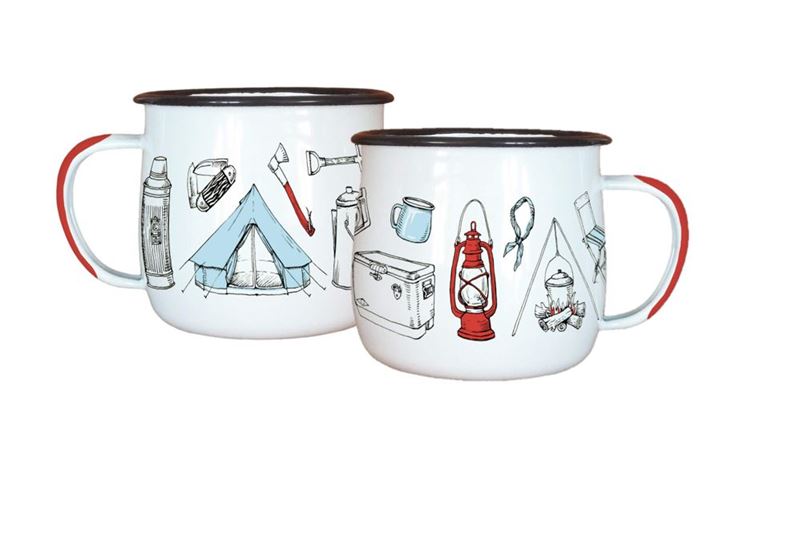 Wlofkamp & Stone Enamel Mug