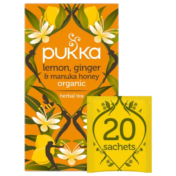 Pukka Lemon, Ginger & Manuka Honey Tea