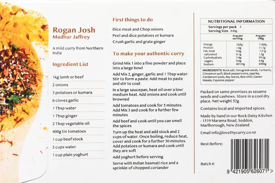 Love Thy Curry Rogan Josh