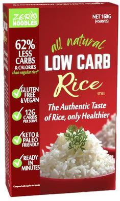 Zero Noodles All Natural Low Carb Rice 160gm