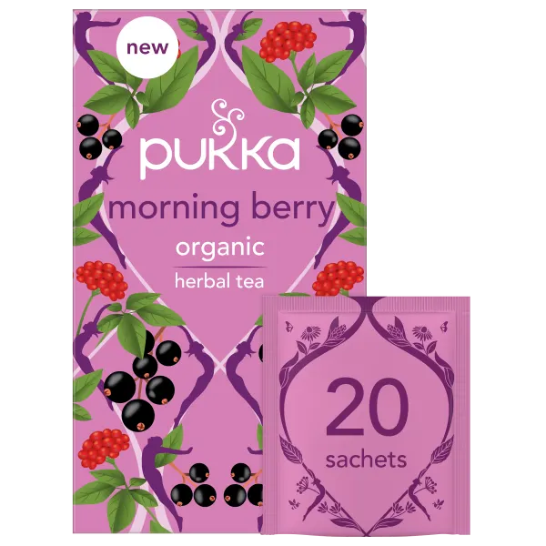 Pukka morning Berry - 20 Herbal Tea Sachets