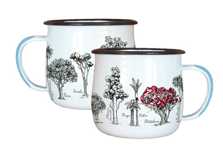 Wlofkamp & Stone Enamel Mug