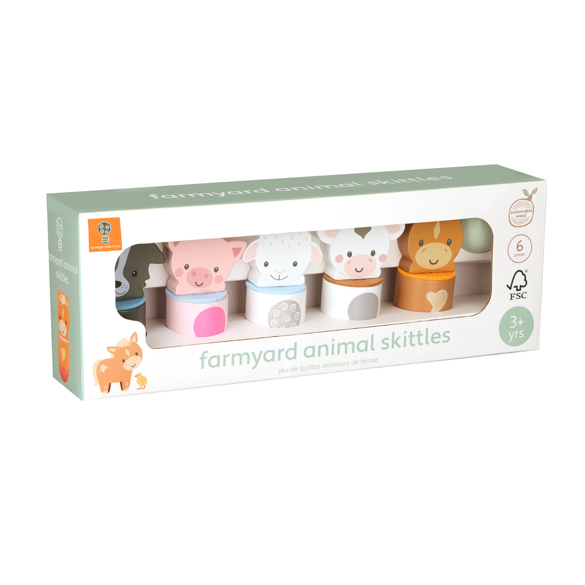Orange Tree Toys - Farmyard Animal Skittles