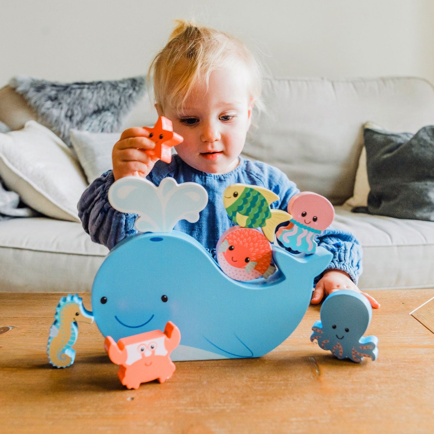 Orange Tree Toys - Sea Life Balancing Game